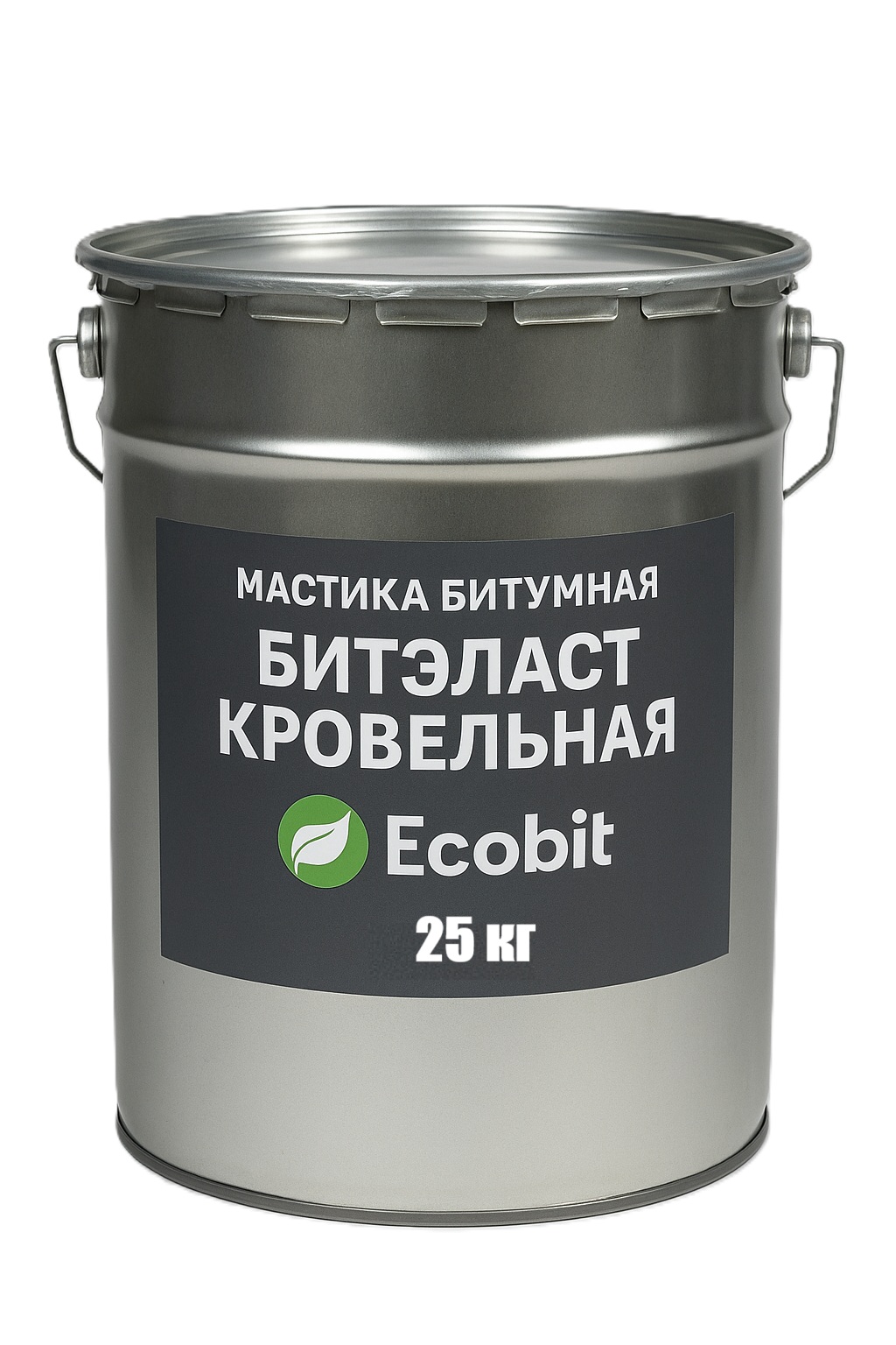 Мастика битумная БИТЭЛАСТ - КРОВЕЛЬНЫЙ ЭКОБИТ ведро 25,0 кг ДСТУ Б В.2.7-108-2001 ( ГОСТ 30693-2000) 